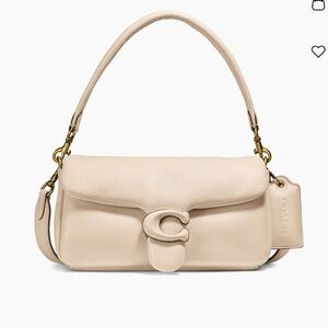 NWOT Coach Pillow Tabby 26 Leather Bag, Ivory